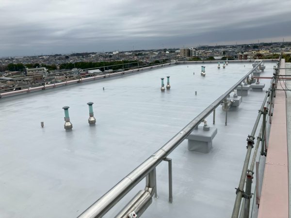 画像：ネオハイツ江戸川台屋上防水修繕工事